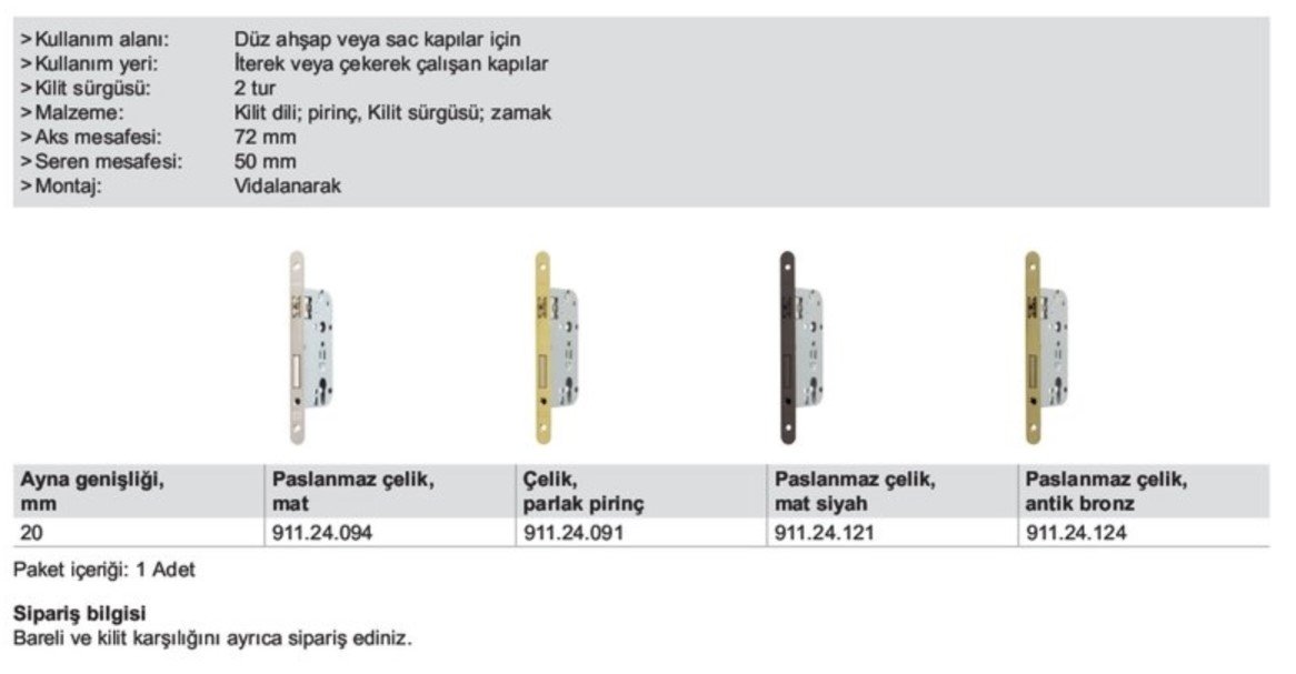 Çarpma Kilit