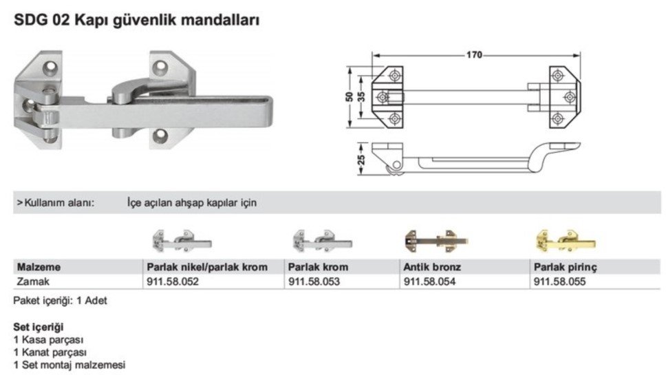 Güvenlik Mandalı